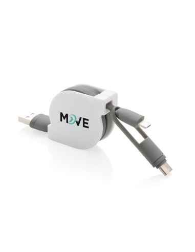 Cavo retrattile 3 in 1